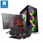 PC Completo Basico A56G- Ryzen 5 5600G- DDR4 16GB- SSD 500GB - Wifi- Monitor 24' Full HD & Accesorios - Win11 Pro