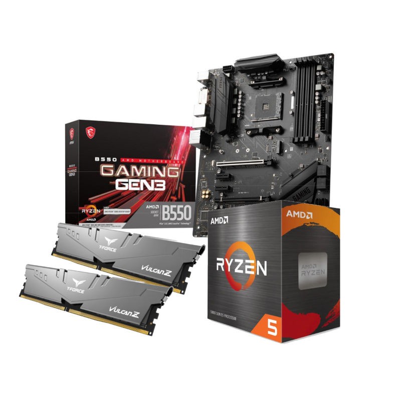 Kit de actualización de PC AMD Ryzen 5 5600X - MSI B550 - DDR4 16GB
