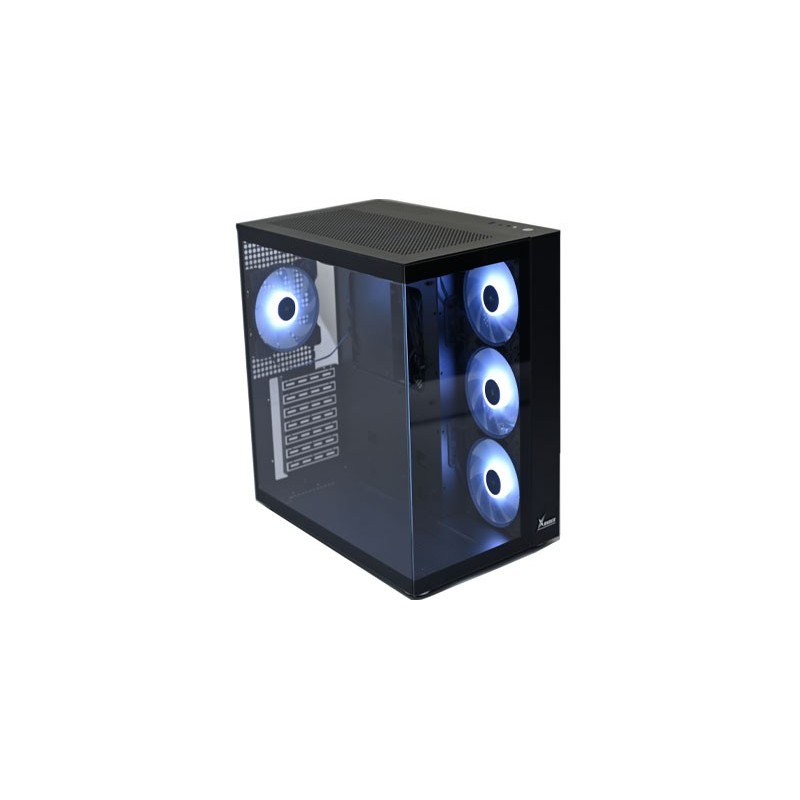 Caja Pc Gaming XANDER NEPTUNE M ATX Media torre con 4x120mm ARGB ventiladores pre instalados