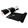 Alfombrilla de ratón grande para juegos MSI Agility GD70 Negro con bordes rematados