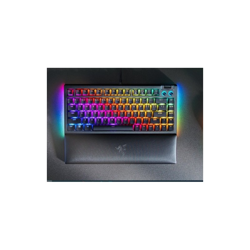 TECLADO RAZER BLACKWIDOW V4 75% (INTL. USA) (RZ03-05000400-R3E1)