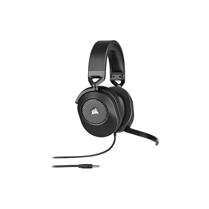 Corsair HS65 SURROUND Auriculares Alámbrico De mano Juego Carbono