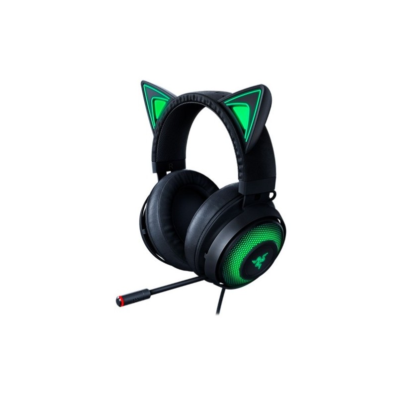 Razer Kraken Kitty Edition Auriculares Alámbrico Diadema Juego Negro, Verde